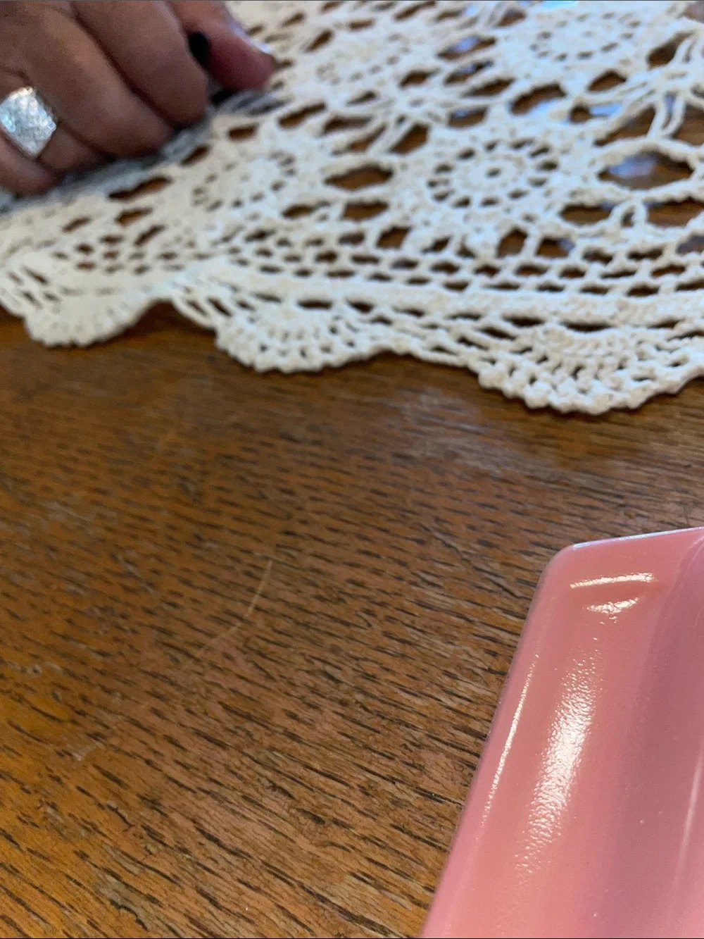 Pyrex Pink Daisy Rectangular Glass Baking Dishes Set